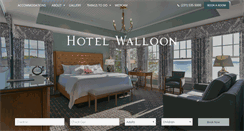 Desktop Screenshot of hotelwalloon.com